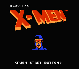 The Uncanny X-Men title screenshot